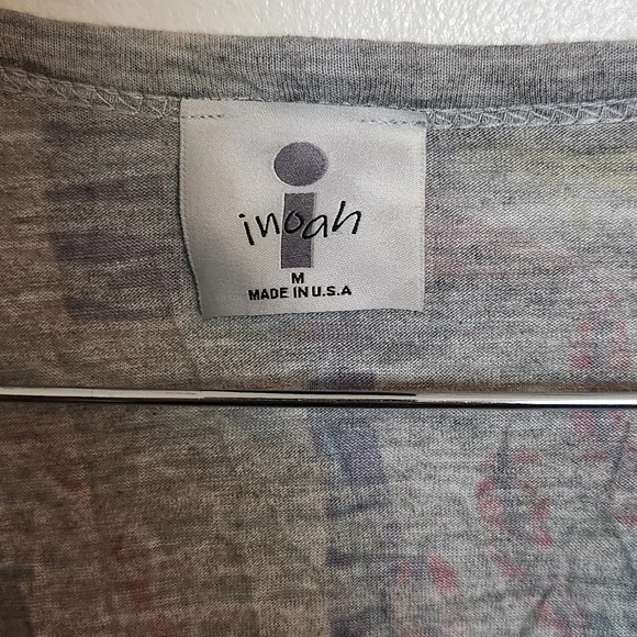 Artistic V-Neck Longsleeve in Multicolor by INoah - Picture 2 of 4